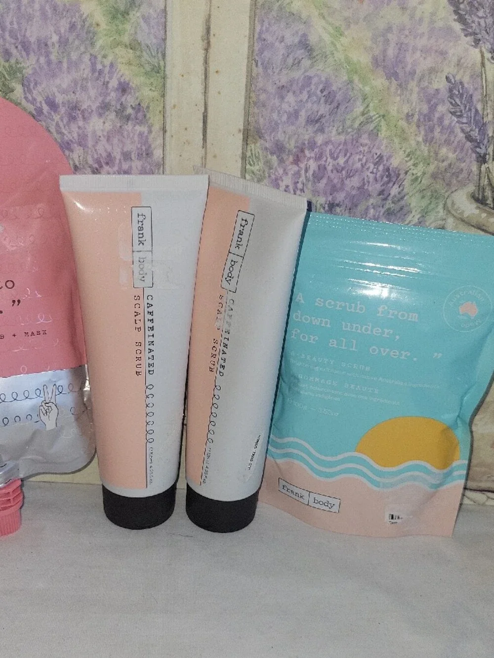 Frank Body Bundle | Scalp Scrubs, Charcoal & Body Scrub Kit New